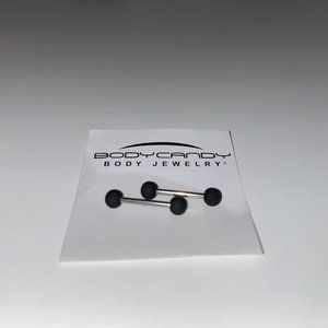 BodyCandy Basic Black Matte Barbell Set